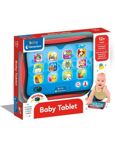 Baby Interactive Tablet with Lights and Sounds 12-36 Months – Educational Toy CLE17496 Clementoni | Futurartshop.com
