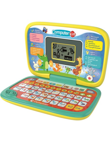 Sapientino Discovery Laptop – Computer educativo bambini 3+ anni con 16 attività CLE16658 Clementoni | Futurartshop.com