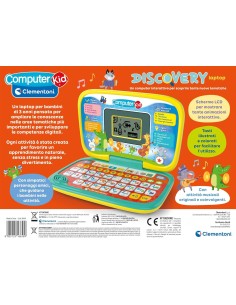 Sapientino Discovery Laptop – Computer educativo bambini 3+ anni con 16 attività CLE16658 Clementoni | Futurartshop.com 2