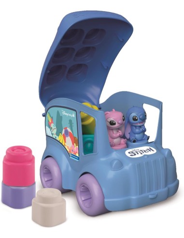 Clementoni Stitch Activity Bus – Disney Educational Toy for Toddlers CLE17974 Clementoni | Futurartshop.com