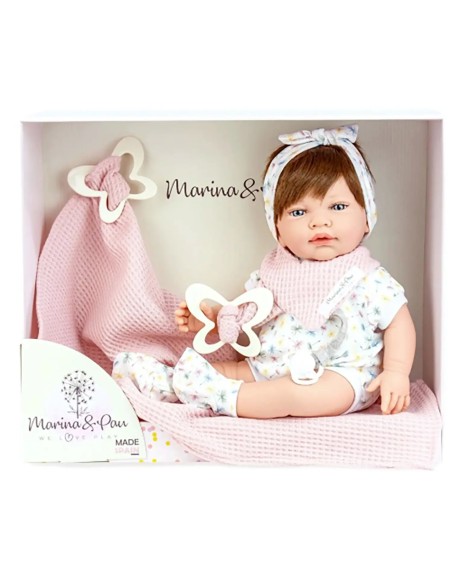Bambola Reborn Sweet Baby Farfalla 42 cm – Bambola realistica da collezione e gioco MEP728 Marina e Pau | Futurartshop.com