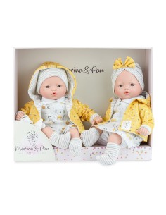 Reborn Dolls Twin Set Pitus Koala 40 cm – Realistic Baby Dolls for Play & Collection MAR585 Marina e Pau | Futurartshop.com