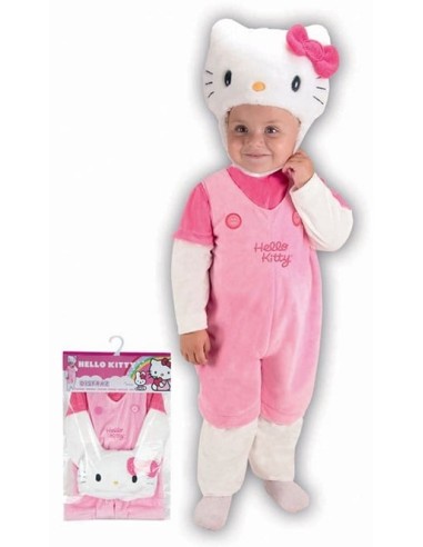 Costume Hello Kitty 1-3 anni in peluche – Travestimento morbido per bambine DINJ427-000 Sanrio | Futurartshop.com