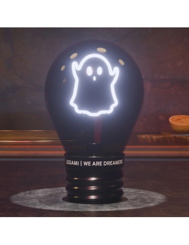 Lampada da Tavolo Legami Fantasma – Design con ampolla nera, luce decorativa LEGCLB0018 Legami Milano | Futurartshop.com