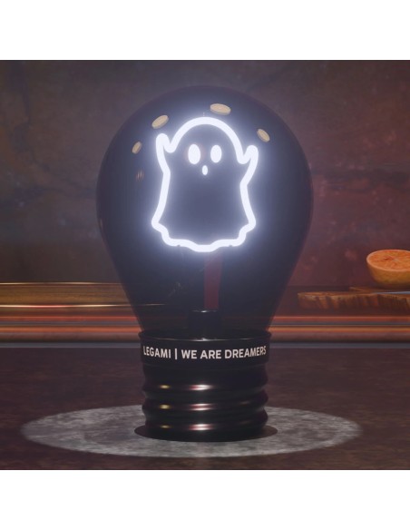 Lampada da Tavolo Legami Fantasma – Design con ampolla nera, luce decorativa LEGCLB0018 Legami Milano | Futurartshop.com