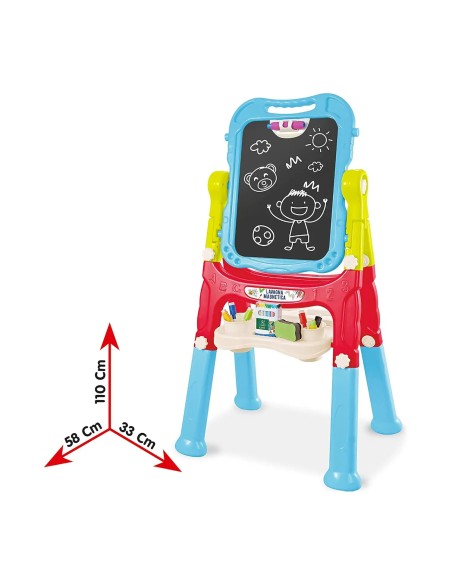 Plastic Art Lavagna Magnetica 2 in 1 – Gioco educativo per scrivere e disegnare bambini TEO80482 Teorema | Futurartshop.com
