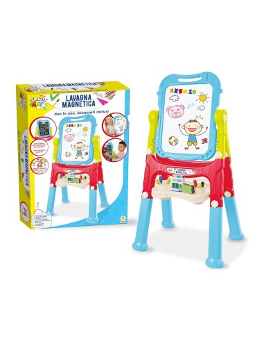 Plastic Art Lavagna Magnetica 2 in 1 – Gioco educativo per scrivere e disegnare bambini TEO80482 Teorema | Futurartshop.com