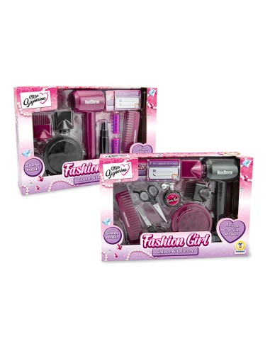 Miss Signorina Beauty Salon with Battery Hairdryer – Pretend Play Set for Girls TEO68898 Teorema | Futurartshop.com
