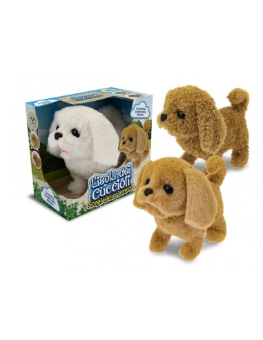 Cane Peluche Interattivo 25 cm – Abbaia, cammina e scodinzola, 3 modelli assortiti TEO68429 Teorema | Futurartshop.com
