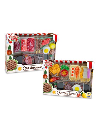 Grande Chef Barbecue Play Set – Toy Grill with Accessories for Kids TEO68641 Teorema | Futurartshop.com