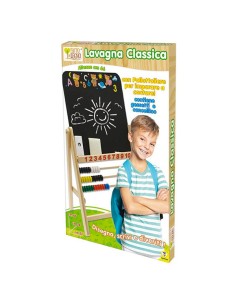 Lavagna Classica in Legno con Gessetti e Cancellino 66cm – Gioco educativo per bambini TEO40189 Teorema | Futurartshop.com