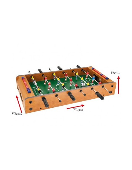 Calciobalilla da Tavolo 50x38x9 cm – Mini biliardino compatto per casa e famiglia TEO68593 Teorema | Futurartshop.com