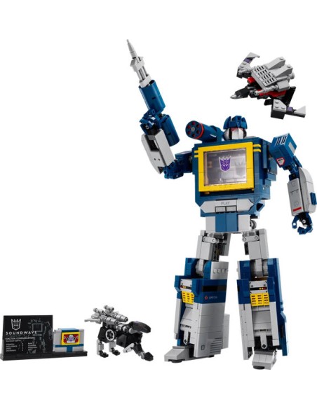 LEGO Icons 10358 Transformers: Soundwave – Set da collezione per adulti e fan LEG6530081 Lego | Futurartshop.com