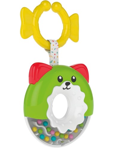 Donut Rattle – Soft Colorful Baby Toy 0+ Months CLE17504 Clementoni | Futurartshop.com