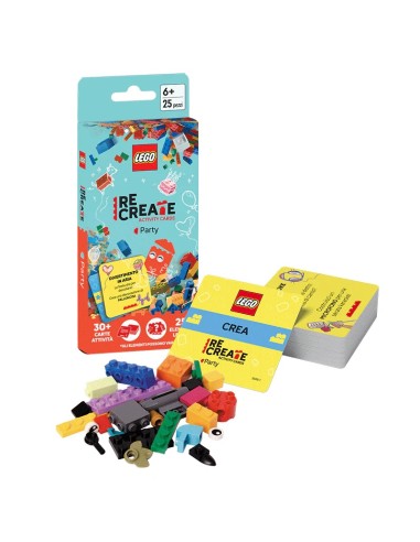 LEGO Recreate Activity Cards Party – Creative Cards for Kids and Group Games EREACP-6601 Lego | Futurartshop.com