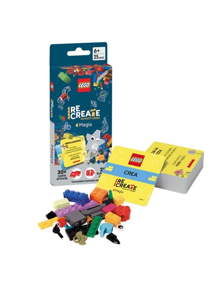 LEGO Recreate Activity Cards Magic – Creative and Educational Cards for Kids ITA EREACP-6604 Lego | Futurartshop.com