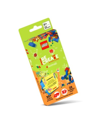 LEGO Recreate Activity Cards Animals – Creative and Educational Cards for Kids ITA EREACP-6603 Lego | Futurartshop.com