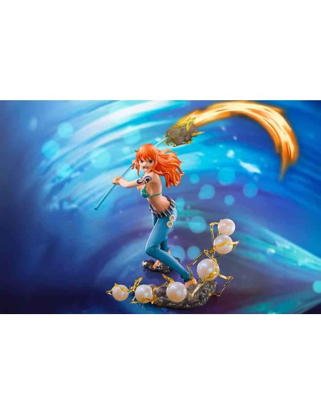 One Piece Nami Battle Mode – Statua PVC 1/10 Super Figure Collection da collezione COSABYFIG122 Abystyle studio | Futurartsho...