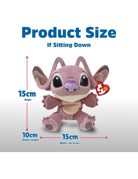 TY Angel Floppy Plush 20 cm – Soft Collectible Beanie Babies Toy CRAT44031 Ty | Futurartshop.com