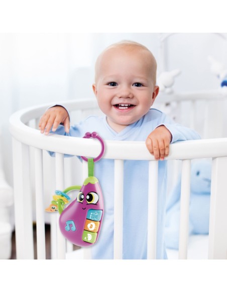 Carotina Baby Eggplant – Giocattolo interattivo con luci LED e suoni per bambini LIS109890 Lisciani | Futurartshop.com