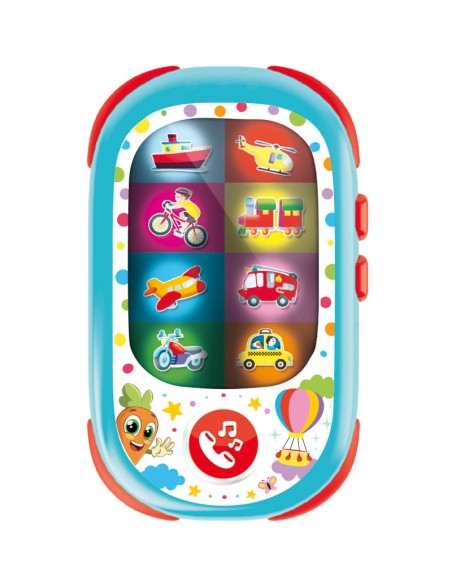 Carotina Baby Smartphone with LED Lights and Sounds – Interactive Educational Toy ITA LIS111343 Lisciani | Futurartshop.com