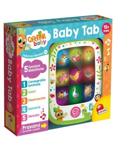 Carotina Baby Tab – Educational Interactive Tablet Toy with Sounds and Activities for Toddlers 12+ Months ITA LIS111350 Lisci...