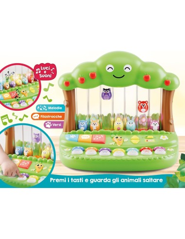 Carotina Baby Jumping Forest – Interactive Educational Toy with Lights, Sounds and Motor Activities 12+ Months ITA LIS113682 ...