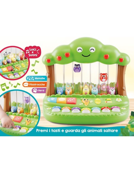 Carotina Baby Il Boschetto Salterino – Gioco Educativo Interattivo con Luci, Suoni e Attività Motorie 12+ Mesi LIS113682 Lisc...