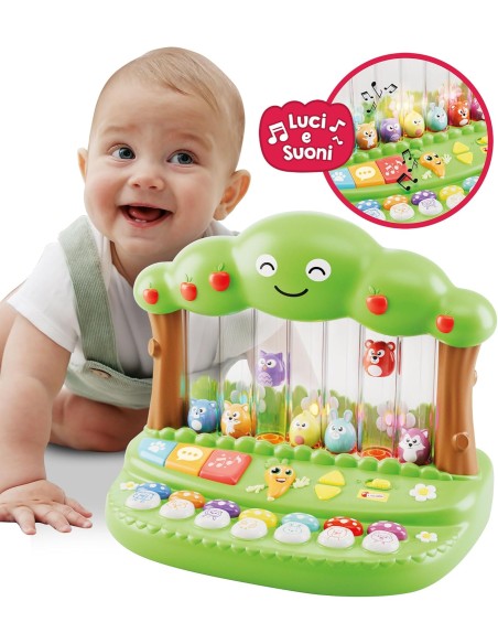 Carotina Baby Il Boschetto Salterino – Gioco Educativo Interattivo con Luci, Suoni e Attività Motorie 12+ Mesi LIS113682 Lisc...