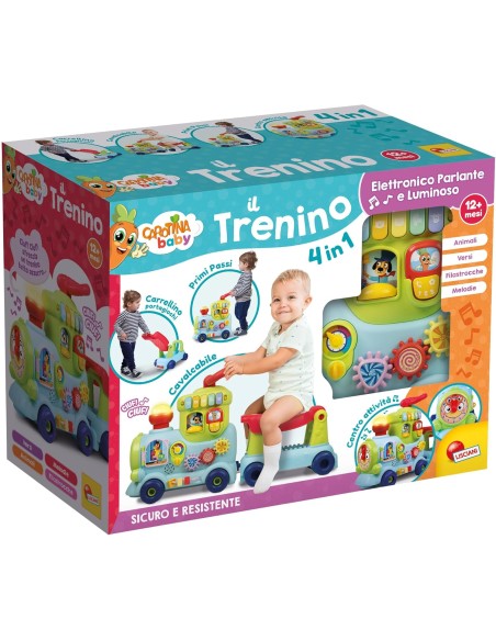 Carotina Baby “The Game Train” – Interactive Train with Lights, Sounds & Educational Activities 12+ Months ITA LIS113699 Lisc...