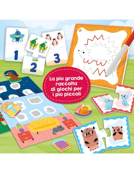 Carotina Baby 60 Giochi – Maxi Set Educativo Interattivo con Attività Didattiche per Bambini 2+ Anni LIS102877 Lisciani | Fut...
