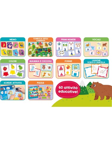 Carotina Baby 60 Giochi – Maxi Set Educativo Interattivo con Attività Didattiche per Bambini 2+ Anni LIS102877 Lisciani | Fut...
