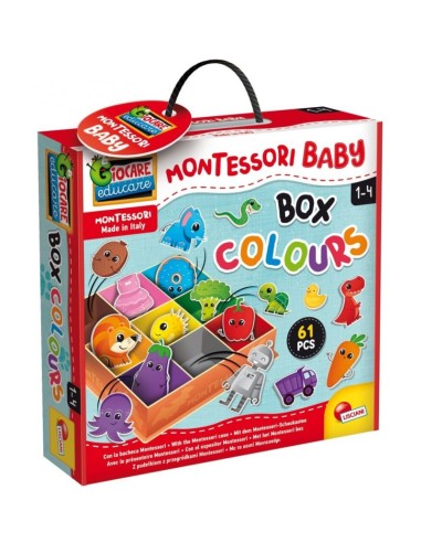 Montessori Baby Box Colours – Educational Sensory Toy with Colour Activities for Babies and Toddlers 12+ Months LIS92765 Lisc...