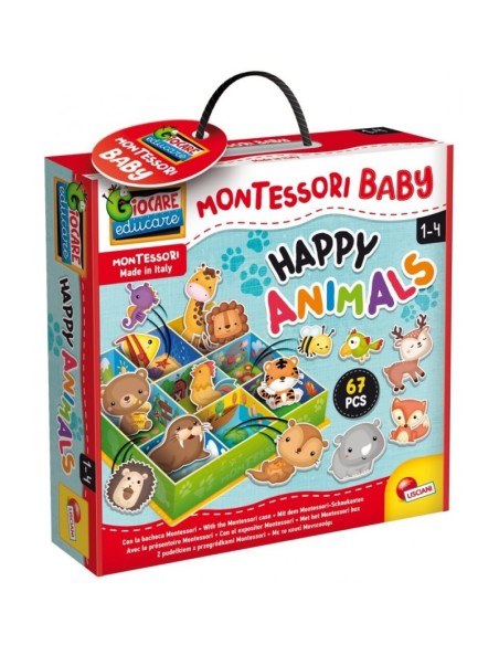 Happy Animals Montessori Baby – Gioco Educativo per Bambini LIS92772 Lisciani | Futurartshop.com
