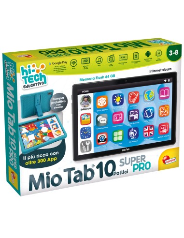 Mio Tab 10″ Super Pro – Hi-Tech Educational Tablet for Kids LIS108848 Lisciani | Futurartshop.com