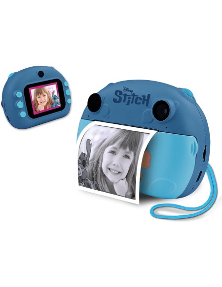Stitch Print Cam – Instant Print Camera for Kids with Stickers LIS107247 Lisciani | Futurartshop.com
