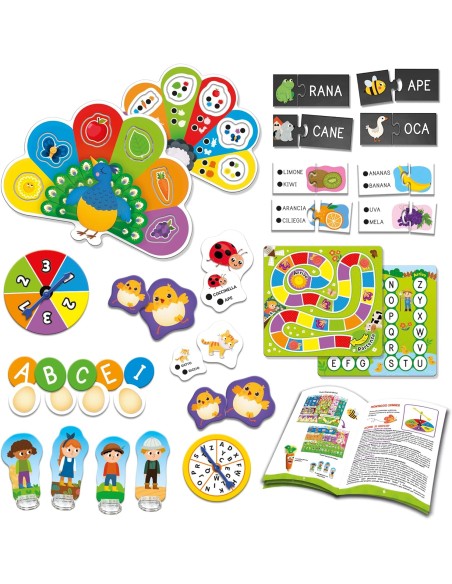 Carotina 50 Giochi – Set Educativo Interattivo per Bambini 3+ Anni LIS76710 Lisciani | Futurartshop.com