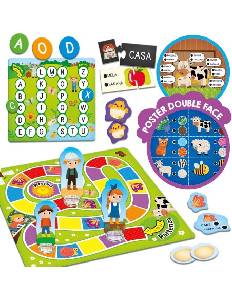 Carotina 50 Games – Interactive Educational Set for Kids 3+ Years ITA LIS76710 Lisciani | Futurartshop.com