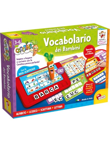 Carotina - Vocabolario dei bambini LIS102327 Lisciani | Futurartshop.com