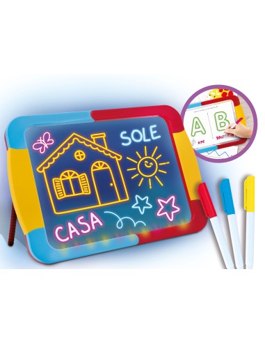 Carotina LED Board – Educational Light-Up Writing Board for Kids LIS77441 Lisciani | Futurartshop.com