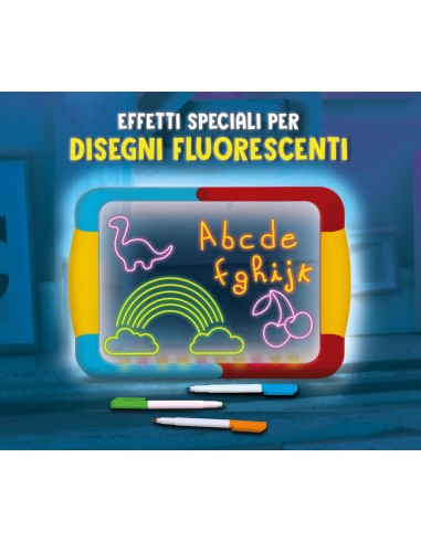 Carotina Lavagna LED – Lavagna Luminosa Educativa per Bambini LIS77441 Lisciani | Futurartshop.com