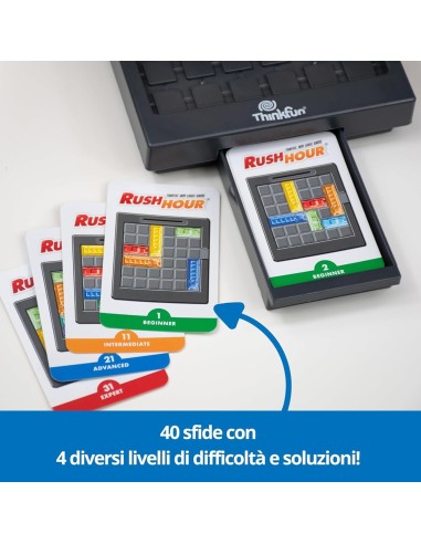 Tinkfun Rush Hour – Logic Puzzle Board Game for Kids RAV763009 Ravensburger | Futurartshop.com