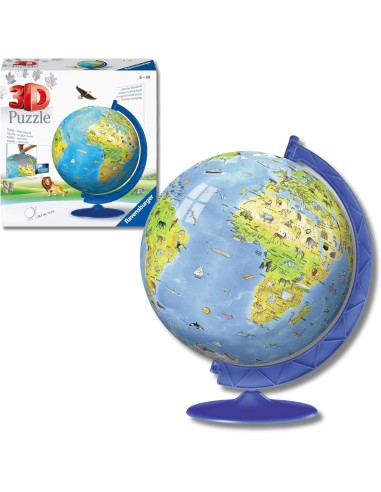 Mappamondo 3D 180 pezzi new edition RAV12340 Ravensburger | Futurartshop.com
