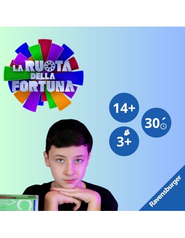 Wheel of Fortune – Official Family Board Game ITA RAV24963 Ravensburger | Futurartshop.com