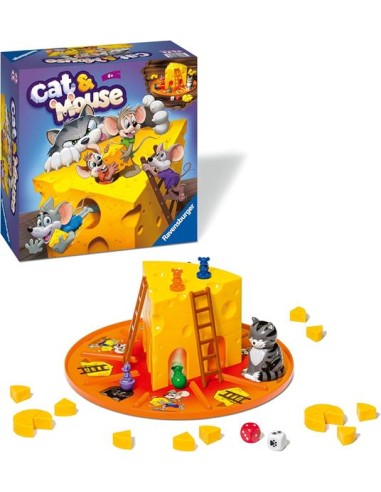 Cat & Mouse Game – Gioco da Tavolo Divertente per Bambini e Famiglie RAV24558 Ravensburger | Futurartshop.com
