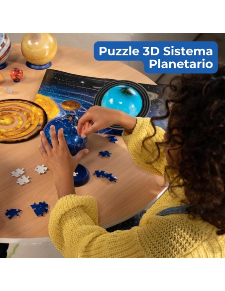 Puzzle 3D Il Sistema Solare – Globo Educativo 540 Pezzi per Bambini e Adulti RAV116683 Ravensburger | Futurartshop.com