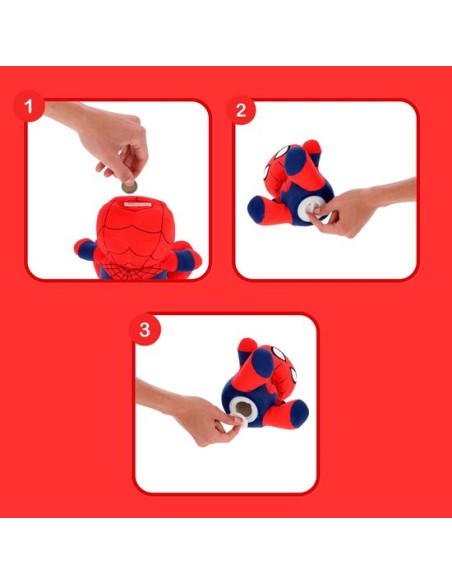 Spider Man Plush 20 cm with Coin Bank – Soft Toy for Kids VYASPI36-5411  | Futurartshop.com