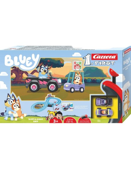 Bluey & Bingo Race – Racing Track for Kids CAR20063054 Carrera go | Futurartshop.com