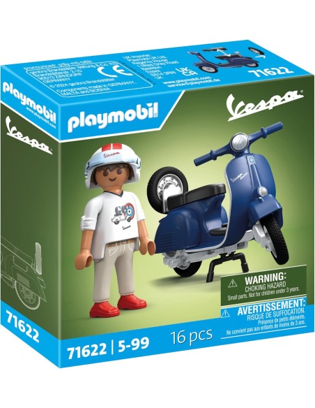 Playmobil Vespa 71622 Sprint Veloce Blue – Collectible Scooter Model PLA71622 Playmobil | Futurartshop.com