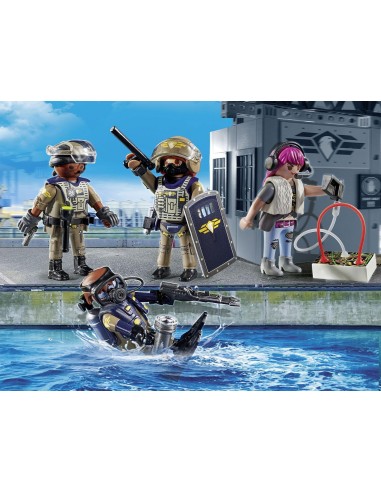 Playmobil 71146 City Action Unità Speciale – Set 4 Personaggi Polizia PLA71146 Playmobil | Futurartshop.com